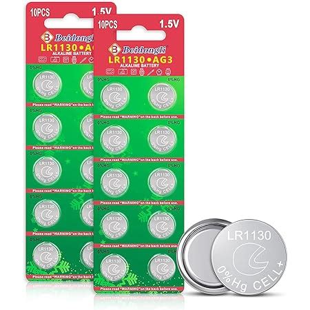 Amazon Lr Ag Battery V Long Lasting Alkaline Button Cell