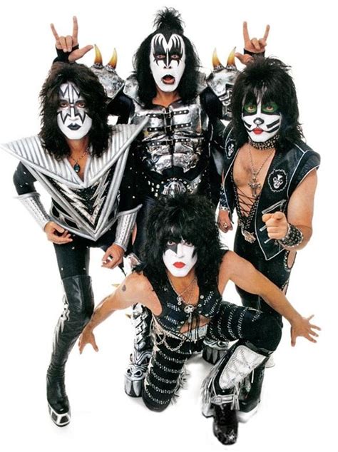 Kiss Band Members Posing For The Camera