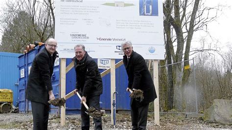 Erster Spatenstich F R Hochbeh Lter Neubau