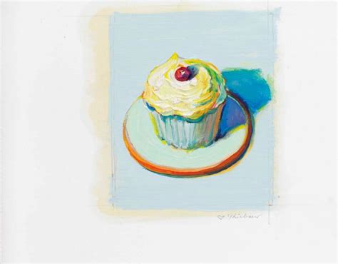 Wayne Thiebaud B Untitled Cupcake S Drawings