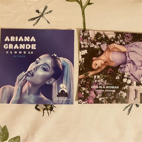 ariana grande perfume sample cloud 2.0 sample god is... - Depop