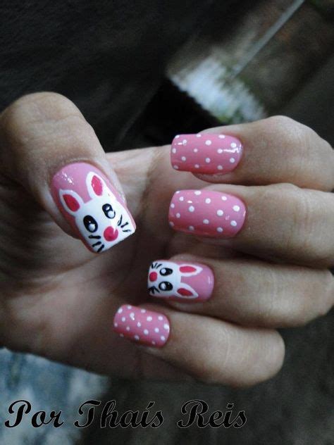 27 Best Rabbit Nail Art ideas | nail art, bunny nails, easter nail art