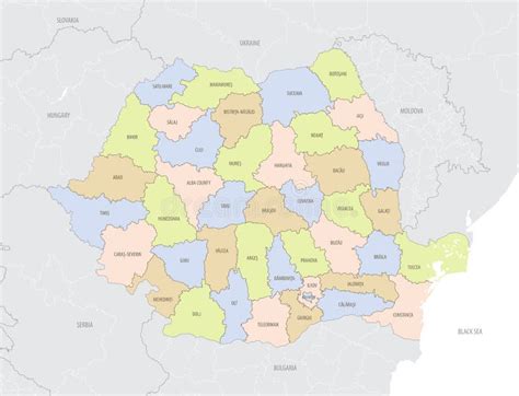 Mapa Pormenorizado Da Localiza O Da Rom Nia Na Europa Ilustra O