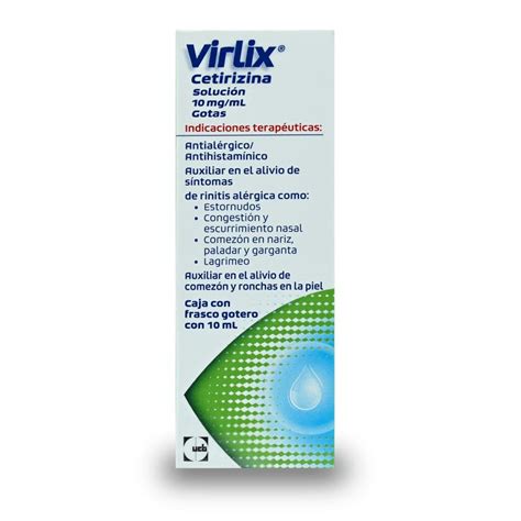 virlix solucion  mgml frasco   ml farmacias klyns