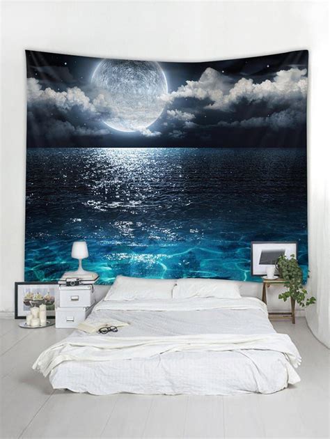 Photo Gallery Full Moon Night Landscape Print Wall