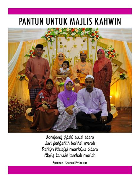 Pantun Majlis Perkahwinan Boris Hunter