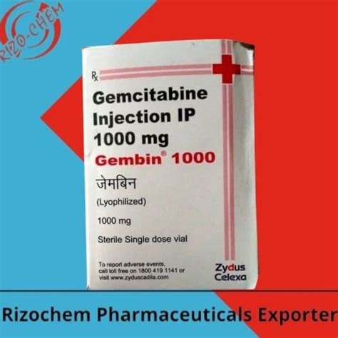 Gembin Gemcitabine 1gm Injection Top Pharmaceutical Wholesaler Exporter