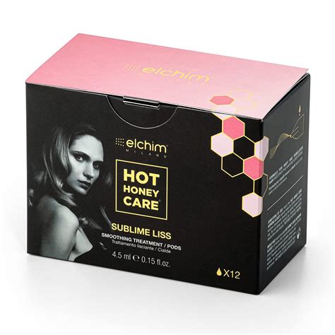 Elchim Hot Honey Care Anti Frizz And Gloss System With Blow Dry Starter Kit Sublime Liss
