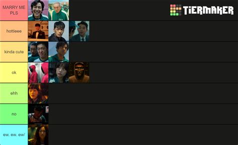 Squid Game Characters Tier List Community Rankings TierMaker