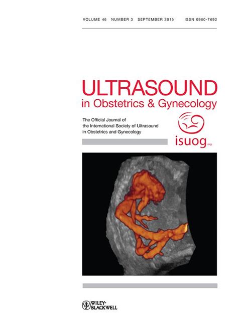 Terms Definitions And Measurements To Describe Sonographic Features Of