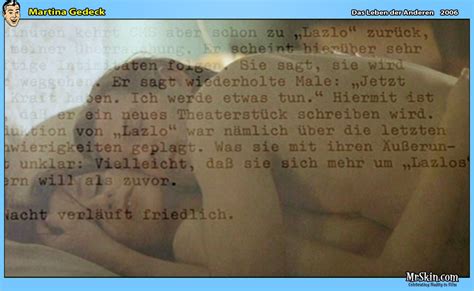 Naked Martina Gedeck In The Lives Of Others