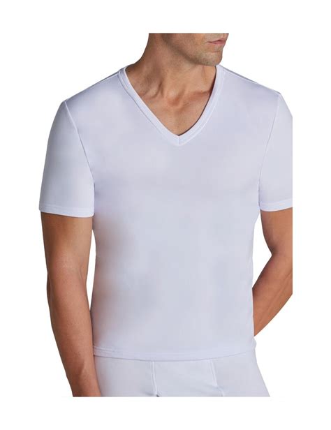 Camiseta Termal Caballero Cuello Pico Manga Corta