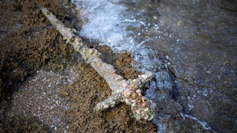 Ancient Crusader Sword Discovered In Underwater Treasure Trove