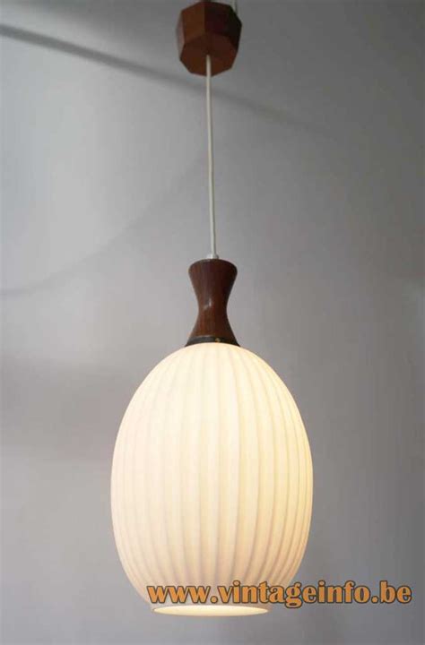 Massive Ribbed Glass Pendant Lamp Vintageinfo All About Vintage Lighting