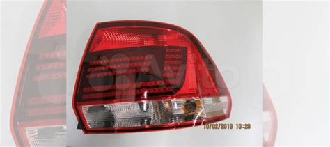 Фонарь задний R VW Поло Седан 6RU945096J купить в Нижнем Новгороде VAG ...