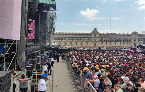 As Luce El Z Calo De La Cdmx Previo Al Concierto De Grupo Firme Est