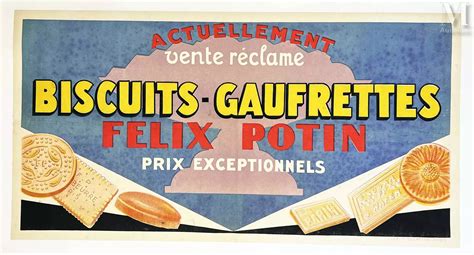 Biscuits Gaufrettes Felix Potin Lot 873 enchères