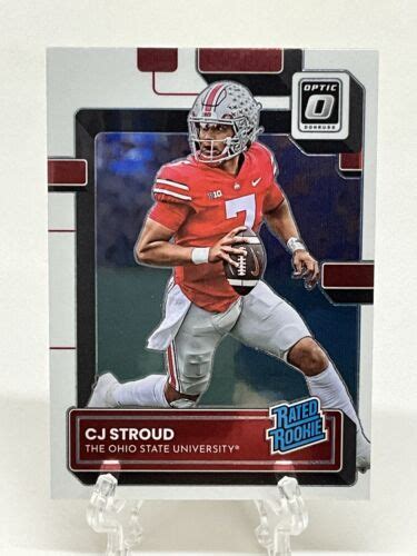 CJ Stroud 2023 Panini Chronicles Draft Picks Donruss Optic Rated