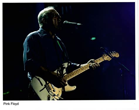 David Gilmour Autograph photo Pink Floyd | 10x8 signed photo