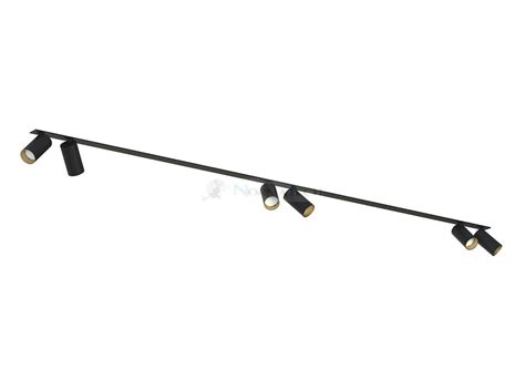 Lampa Sufitowa Listwa Szyna Podtynkowa M Mono Surface Vi Black Gold