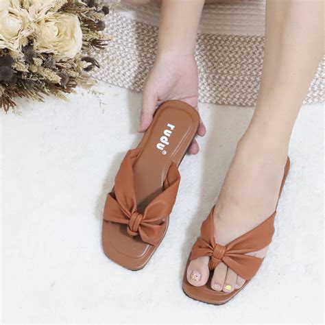 Rudu Hot Korean Fashion Flat Sandals For Women Highquality Sandal