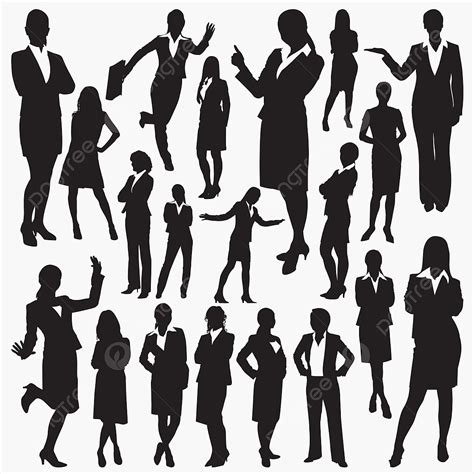 Business Woman Standing Silhouette Png Free Business Woman Silhouettes