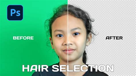 Cara Cepat Hair Selection Di Photoshop Cara Seleksi Rambut Di