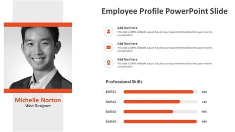 Employee Profile PowerPoint Slide | PPT Templates