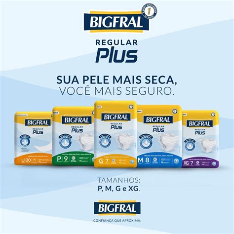 Absorvente Bigfral Regular Plus Unidades Bigfral