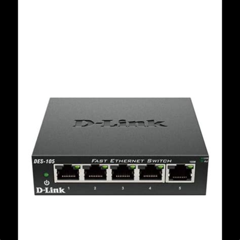 Jual D LINK DGS 105 5 Port Gigabit Desktop Switch In Metal Casing Oleh