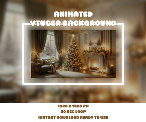 Visual Novel V Tuber Background Animated Background Stream Overlay