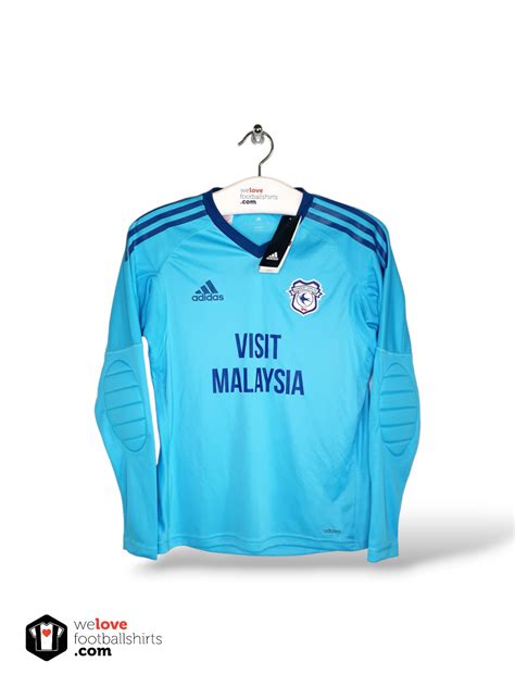 Adidas keepersshirt Cardiff City FC 2017/18 - Welovefootballshirts.com