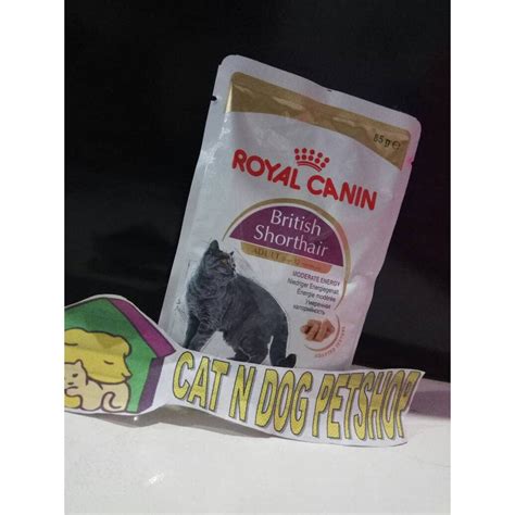 Jual Royal Canin Sachet British Shorthair Gr Makanan Kucing Rc