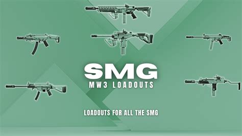 Best SMG Loadouts For Modern Warfare 3 Builds For All SMGs Warzone