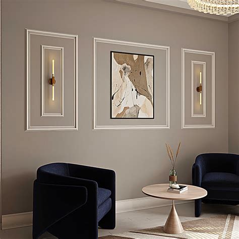 Ready to Install Wall Moulding Kit, Ready to Go Wall Paneling Kit Wall