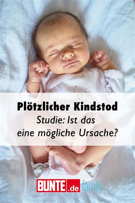 Studie Ist das eine mögliche Ursache für den plötzlichen Kindstod