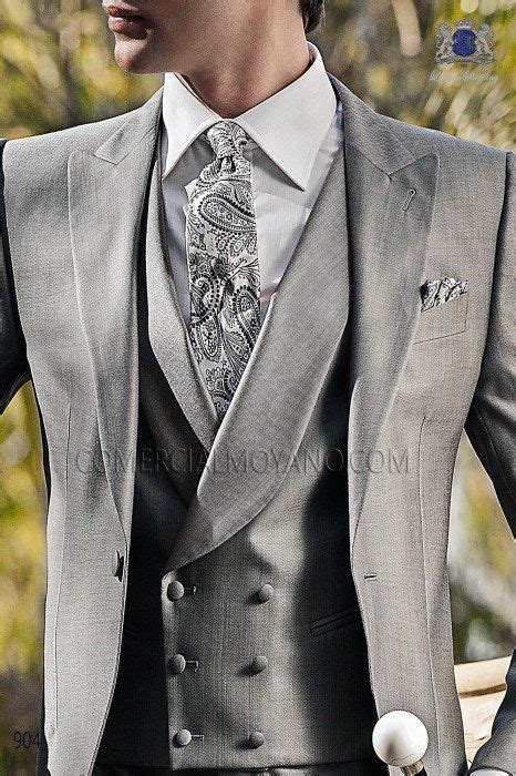 Traje De Novio Chaqu Italiano Gris Modelo Ottavio Nuccio Gala