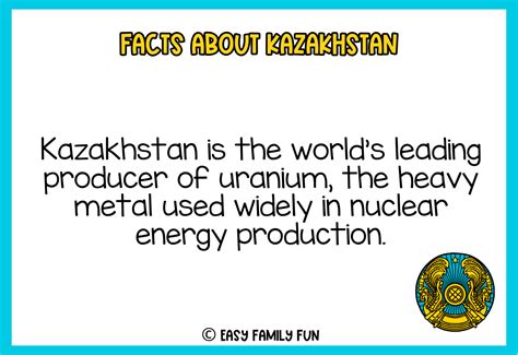 Kazakhstan Facts - Easy Family Fun- Games, Trivia, and Jokes