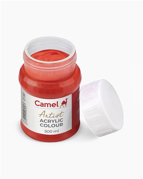 Buy Camel Artist Acrylic Colours Individual Jar Of Vermilion Hue In