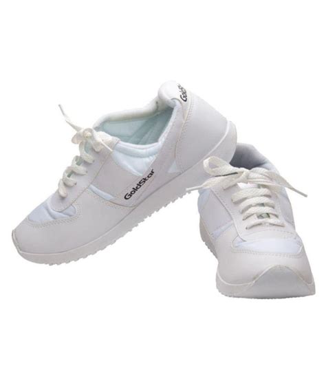 Goldstar White Running Shoes - Buy Goldstar White Running Shoes Online ...