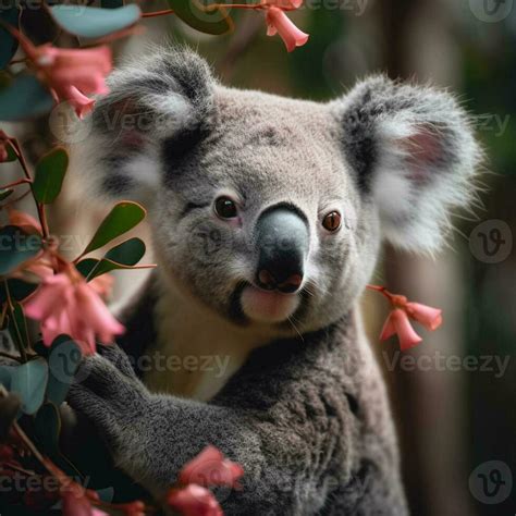 A koala with its tongue out Generative AI Generated 23805797 Stock ...