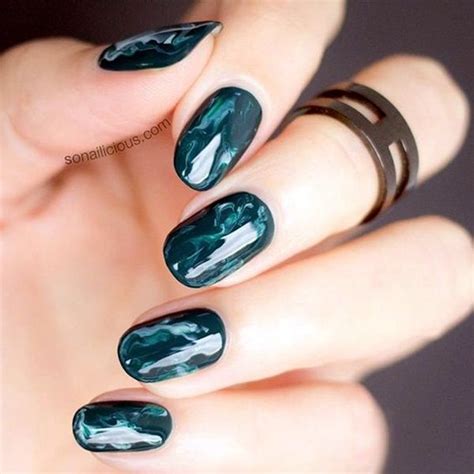 45 So Sassy Marble Nail Art Designs For 2016 Perfect Nails Green