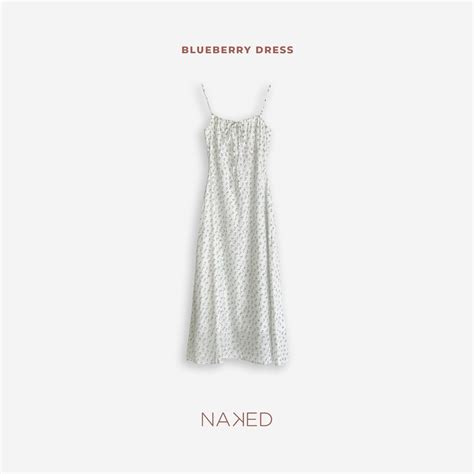 Váy dây rút ngực Naked By V Blueberry Dress Shopee Việt Nam