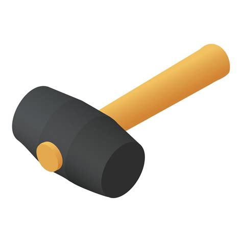 Rubber Hammer Icon Isometric Style 14221924 Vector Art At Vecteezy