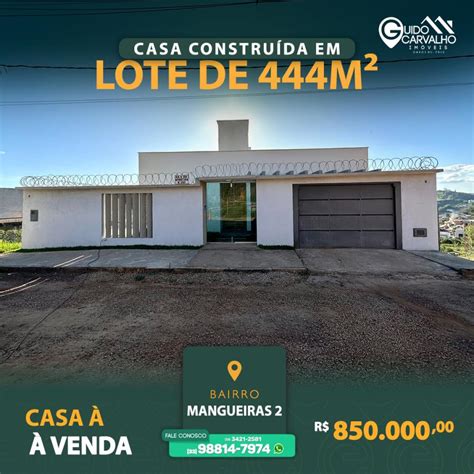 Casa Para Venda Guanh Es Mg Bairro Mangueiras Dormit Rios