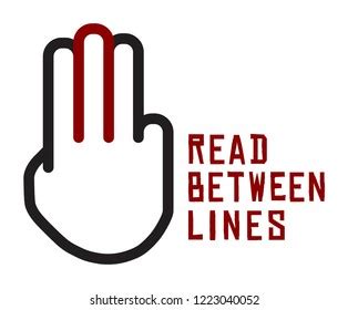 Hand Suggesting Middle Finger Fuck Off Stock Vector Royalty Free