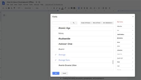 How to Add Fonts to Google Docs