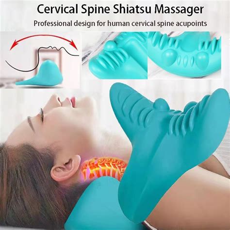 Jtke Almofada De Massagem Cervical Travesseiro De Ombro Massageador