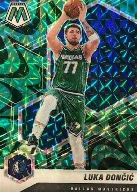 Luka Doncic Mosaic Reactive Green Price Guide Sports Card