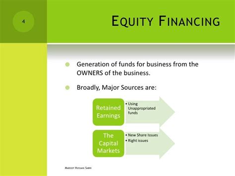 Equity Financing